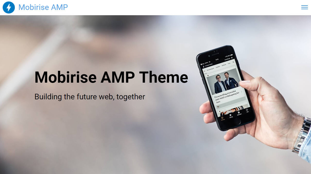 Responsive AMP Headers Template